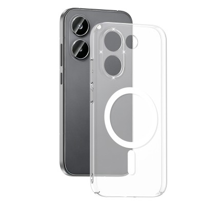 Zore London Transparent Hard PC Case with Camera Protection and M-Safe Charging for Xiaomi Poco X8 Pro - 1