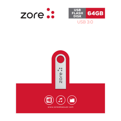 Zore Metal USB 3.0 Flash Disk 64GB - Zore