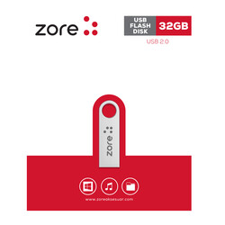 Zore Metal USB Flash Disk 32GB - Zore