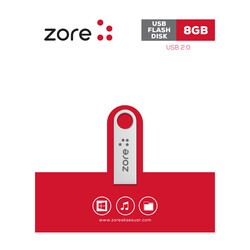 Zore Metal USB Flash Disk 8GB - Zore