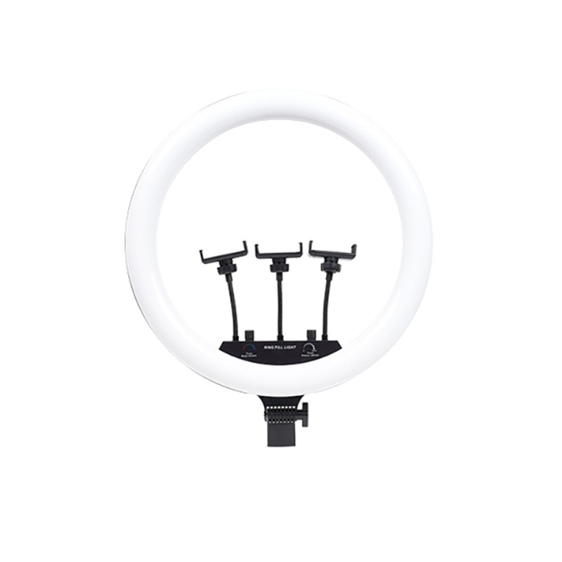 Zore MJ-18 Remote Control 45cm Lighted Phone Holder Ring Light - 2
