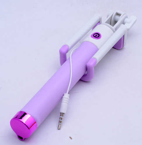 Zore Monopad 02 Kablolu Selfie Çubuğu - Pembe