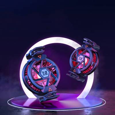 Zore N5 Magnetik Yapıştırmalı 10W TEC Soğutma Sistemli RGB Işıklı Telefon Soğutucu Fan - 3