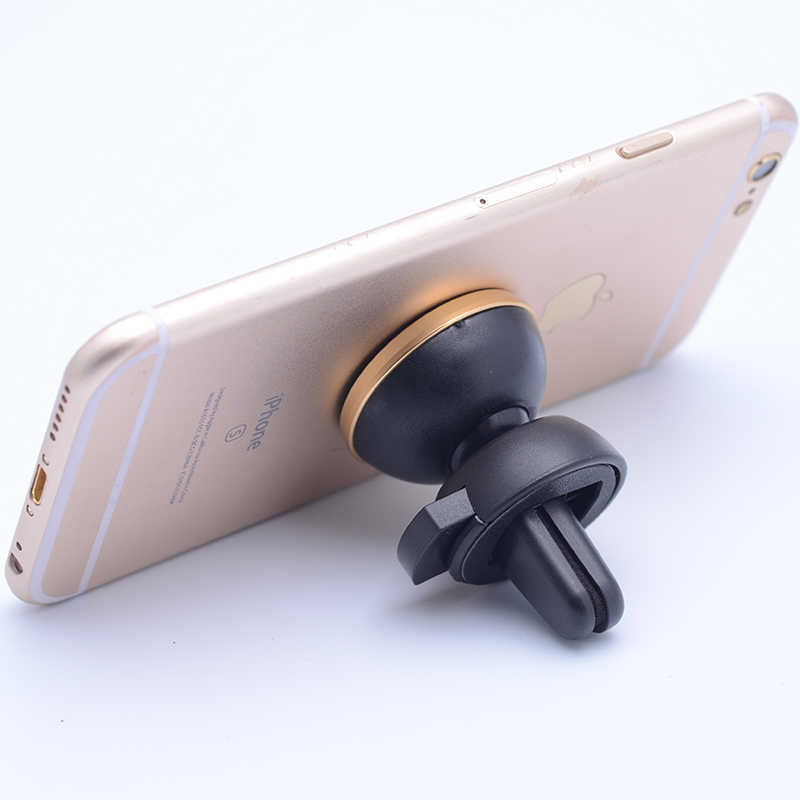 Zore New Magnetic Air Vent Mount Araç Telefon Tutucu - Gold