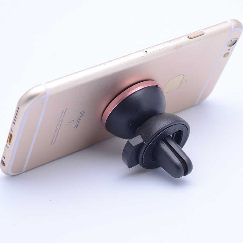 Zore New Magnetic Air Vent Mount Araç Telefon Tutucu - Rose Gold