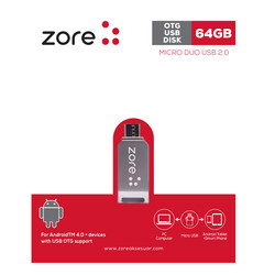 Zore OM1 Micro Metal OTG 64 GB - Zore
