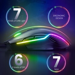 Zore Onikuma CW905 RGB Player Mouse - 6