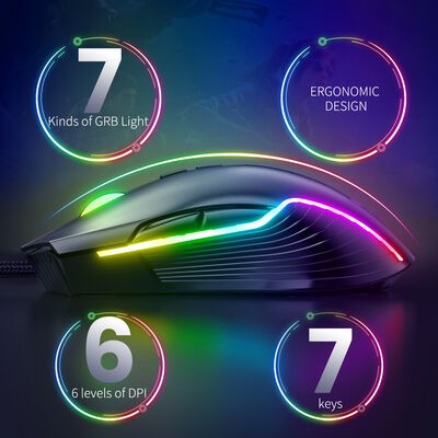 Zore Onikuma CW905 RGB Oyuncu Mouse - 6