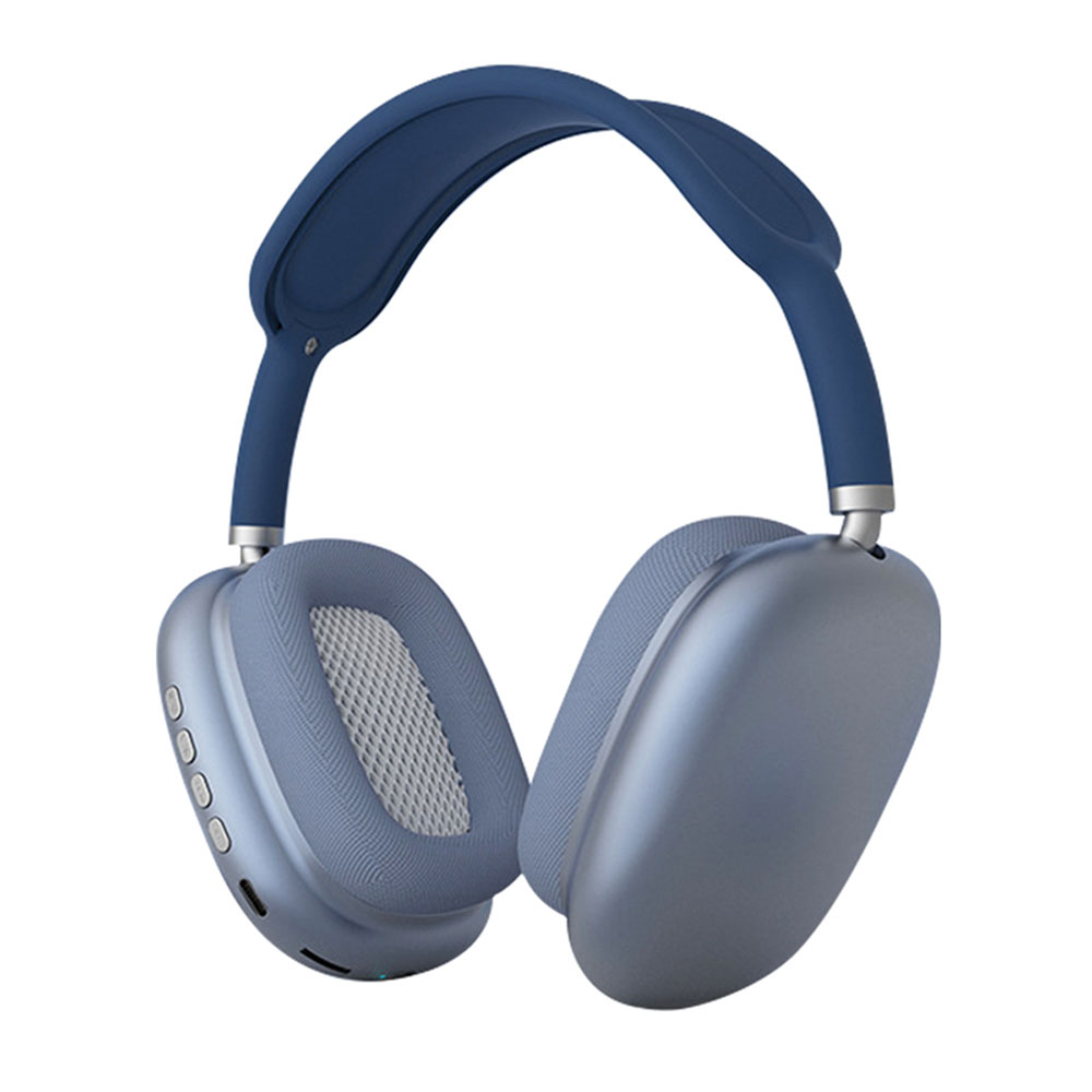 NXXA P9 Hi-Fi Ses Kalitesi Ayarlanabilir ve Katlanabilir Kulak Üstü Bluetooth Kulaklık-Mavi