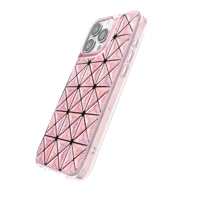 Zore Paris Kairo TPU Case for Apple iPhone 16 Pro Max – 3D Ice Block Pattern - 2
