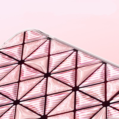 Zore Paris Kairo TPU Case for Apple iPhone 16 Pro Max – 3D Ice Block Pattern - 5