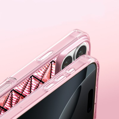 Zore Paris Kairo TPU Case for Apple iPhone 16 Pro Max – 3D Ice Block Pattern - 9