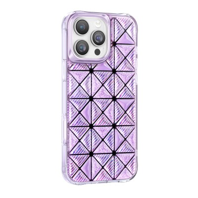 Zore Paris Kairo TPU Case for Apple iPhone 16 Pro Max – 3D Ice Block Pattern - 10
