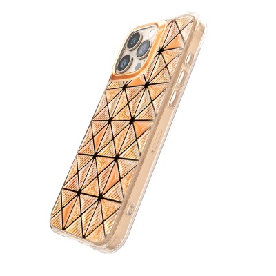 Zore Paris Kairo TPU Case for Apple iPhone 16 Pro Max – 3D Ice Block Pattern - 20
