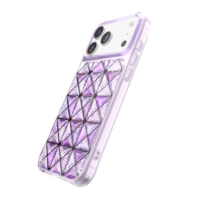 Zore Paris Kairo TPU Case for Apple iPhone 18 Pro Max – 3D Ice Block Pattern - 5