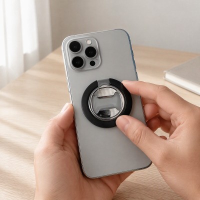 Zore Paris M10 Magnetic Ring Phone Holder with Stand and Bottle Opener - 6