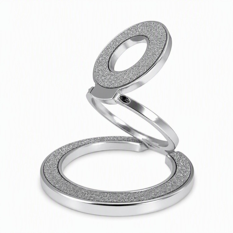 Zore Paris M102 Glitter Magnetic Ring Stand Phone Holder - 6