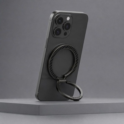 Zore Paris M162 Carbon Fiber Design Magnetic Ring Stand Phone Holder - 3