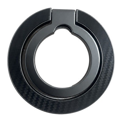 Zore Paris M162 Karbon Fiber Tasarımlı Magnetik Ring Standlı Telefon Tutucu
