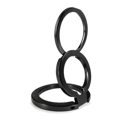 Zore Paris M162 Karbon Fiber Tasarımlı Magnetik Ring Standlı Telefon Tutucu - 2