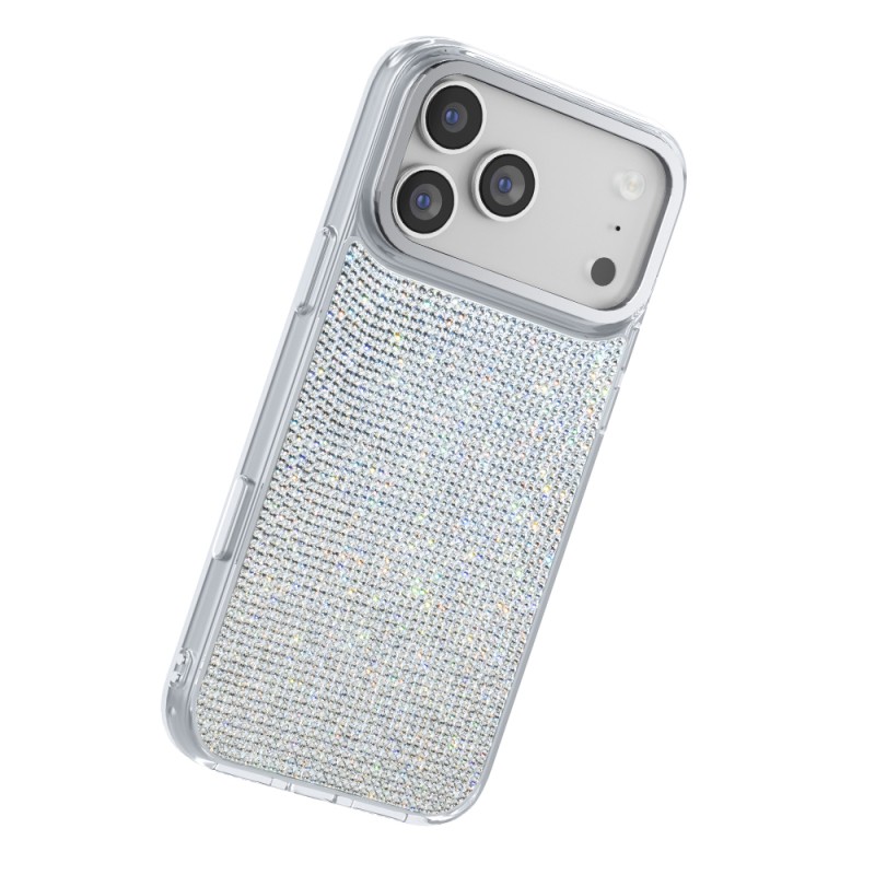 Zore Paris Riva Hard PC Case for Apple iPhone 18 Pro Max – Hand-Embellished with Swarovski Stones and M-Safe Charging Compatibility - 3