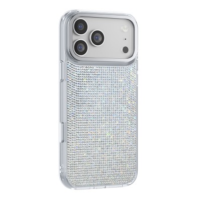 Zore Paris Riva Hard PC Case for iPhone 17 Pro – M-Safe Compatible, Hand-Crafted with Swarovski Stones - 1