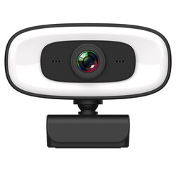 Zore PC-10 2K HD Görüntü Kaliteli Mikrofonlu Işıklı Tak Çalıştır Webcam - Zore