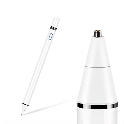 Zore Pencil 20 Stylus LED Işık Göstergeli Universal Dokunmatik Tablet Kalemi - Zore