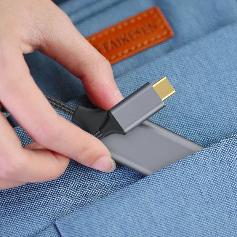 Zore QG05 8K 60 Hz Görüntü Kalitesi Type-C to HDMI Dönüştürücü 15cm - 9
