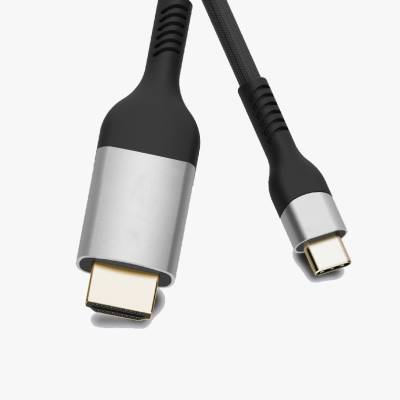 Zore QG06 8K 60 Hz Görüntü Kalitesi Type-C to HDMI Kablo 1.8M - Zore