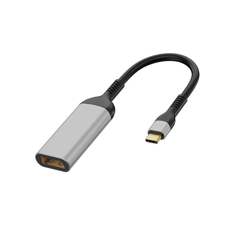 Zore QG07 8K 60 Hz Görüntü Kalitesi Type-C to Display Port Dönüştürücü 15cm - 1