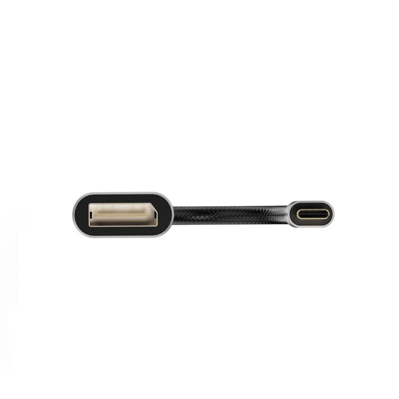 Zore QG07 8K 60 Hz Görüntü Kalitesi Type-C to Display Port Dönüştürücü 15cm - 4