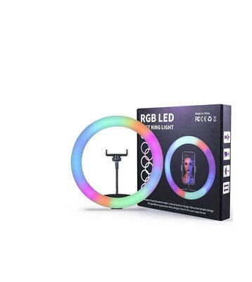 Zore RGB MJ-33 Işıklı Telefon Tutucu Ring Light - 3