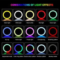 Zore RGB MJ-33 Car Holder Ring Light - 5