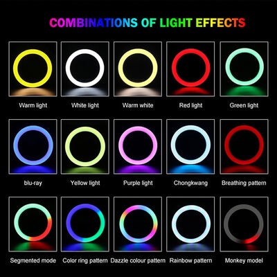 Zore RGB MJ-33 Car Holder Ring Light - 5
