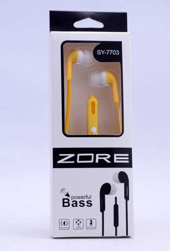 Zore SY-7703 Mp3 Stereo Kulaklık - Sarı