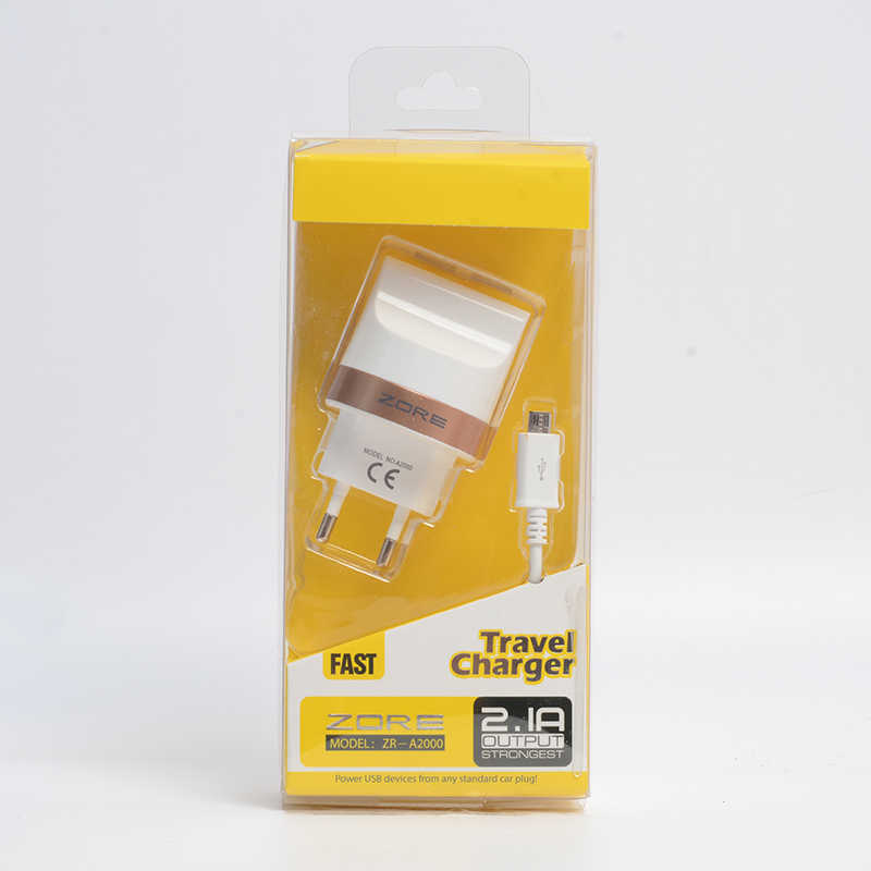 Zore Tiger 2000 Mah 2 in 1 Micro Ev Şarj Seti - Beyaz