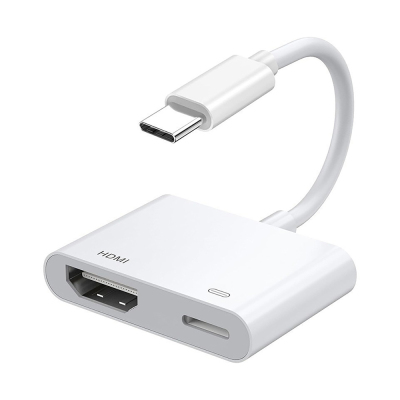 Zore Type-C to Type-C PD100W + HDMI 4K@30Hz 2in1 Adaptör - Zore