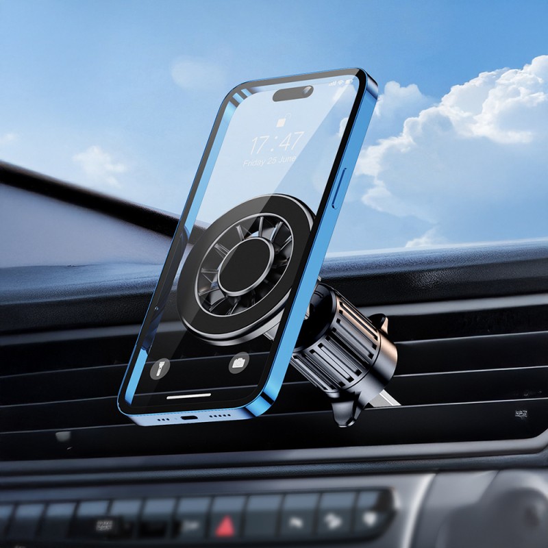 Zore YC-19 Magnetic 360 Degree Movable Head Phone Holder Ventilation Design - 9