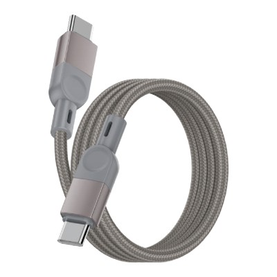 Zore ZR-44 Type-C to Type-C PD 100W Örgü Tasarımlı Hızlı Şarj Özellikli Data ve Şarj Kablosu 1M - Zore