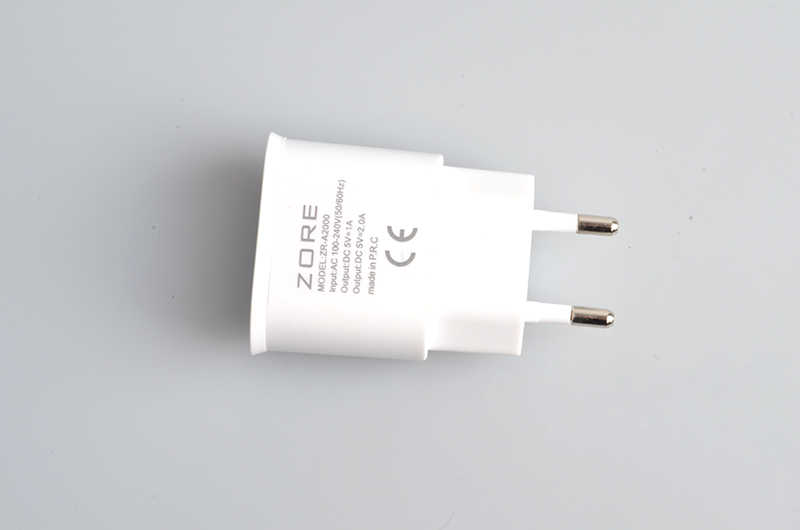 Zore ZR-A2000 2 Usb li Lightning Ev Şarj Seti - Beyaz
